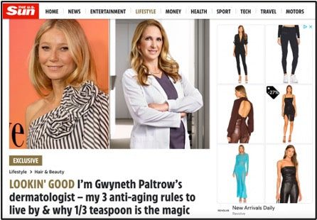 Gwyneth Paltrow's Dermatologist Anti-Aging tips