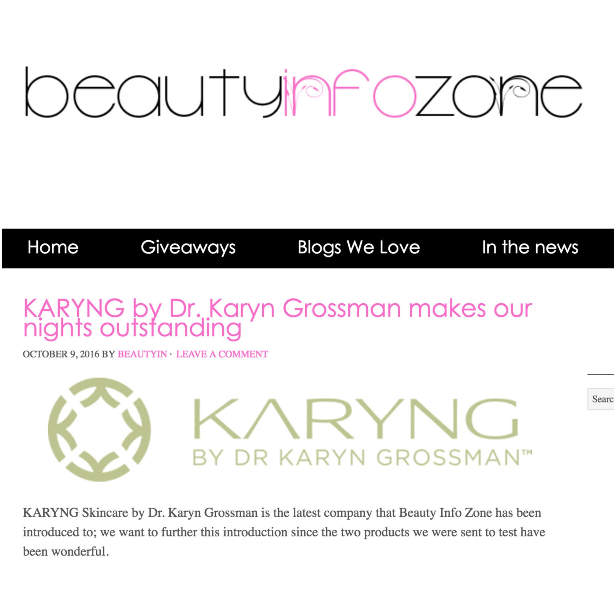 Beauty Info Zone