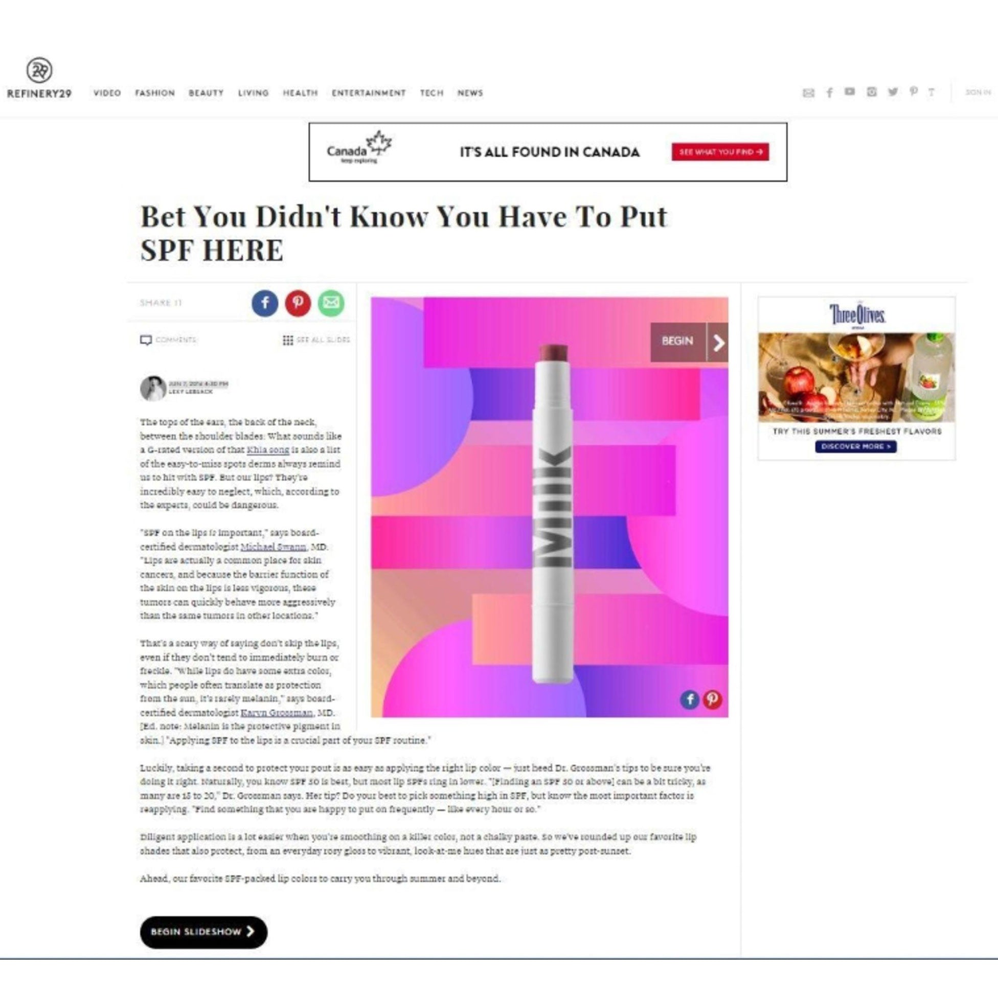 Refinery29 - SPF